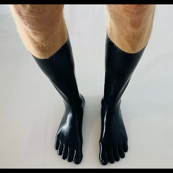 Latex Toe Socks 100% Latex Rubber 0.4 thickness - Picture 2 of 5